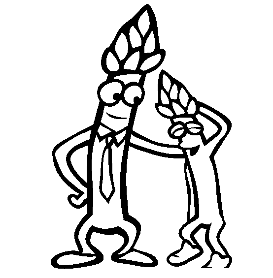 Free Asparagus Coloring Pages